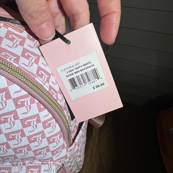 Juicy Couture Backpack - Pink/White NWT - Picture 4 of 8